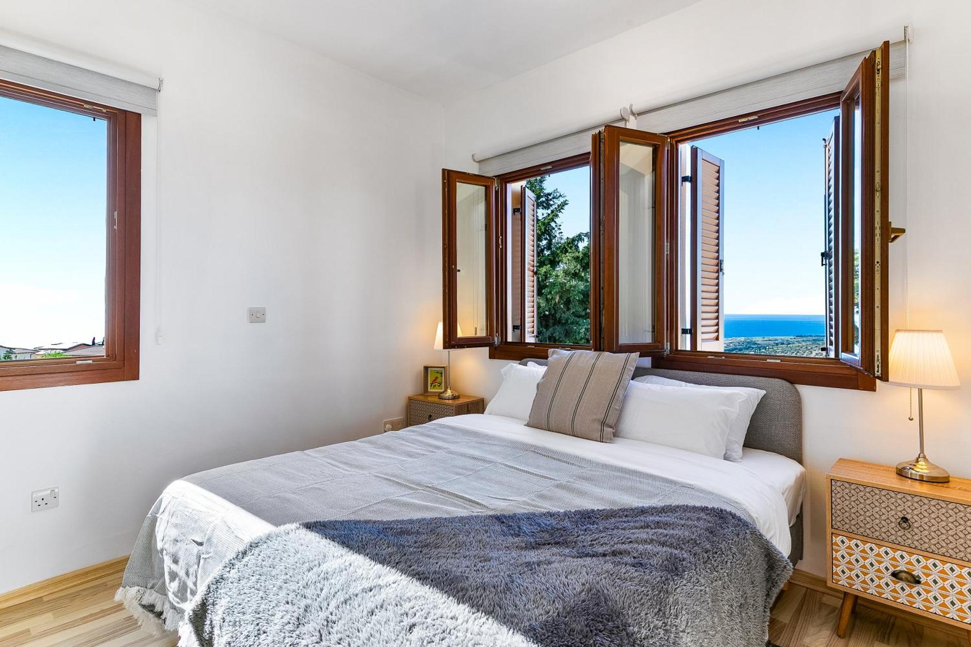 1 Bedroom Apartment Pyrgos With Beautiful Sea And Sunset Views, Aphrodite Hills Resort Kouklia Bagian luar foto